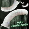 Realistic Glowing Dildo Vibrator