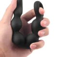 Long Unique Flexible Gay 9'' Anal Beads Butt Plug