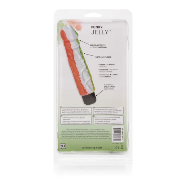 Multi Speed Colorful Jelly Dildo Vibrator Toys - MyHubToys