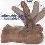 Black Dildo Sex Doll for Women Masterbation