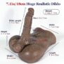 Black Dildo Sex Doll for Women Masterbation