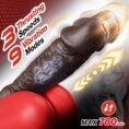 Black Thrusting Dildo Vibrator Sex Toys for Women