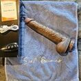 Big Black Thrusting Dildo Vibrator