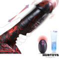 Realistic Trusting Dildo Sex Toys - 10” Thick Dildo Vibrator